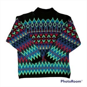 Vintage 1980s Multicolored Sweater